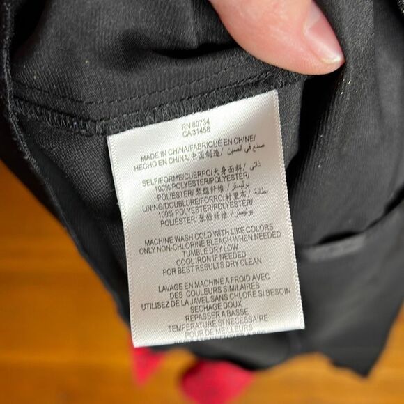 ❤️BCBGenerations Red/Black Ruffle Mini Valentines dress Size 8 - Picture 5 of 8